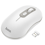 HOCO mysz / myszka komputerowa bezprzewodowa 2,4G DPI 1600 Platinium GM21 biała