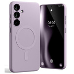 Mercury MagSafe Semi-Silicone Sam S24 G921 liliowy fiolet /lilac purple