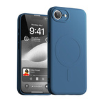 Etui Mercury Semi-Silicone MagSafe do    iPhone 16e niebieski