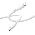 WIWU 60W szybki kabel typ C-C Wi-C034 biały