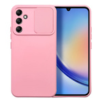 Futerał SLIDE do SAMSUNG A34 5G jasnoróżowy