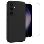 Etui do Samsung S25 czarne + Szkło
