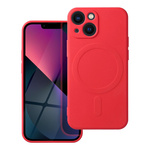 Futerał Silicone Mag Cover kompatybilny z MagSafe do IPHONE 13 MINI czerwony