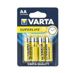 Bateria Cynkowa VARTA  R6 (AA) 4 szt Superlife