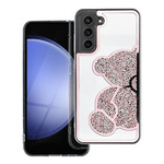 Futerał TEDDY BEAR do SAMSUNG S25 Edge różowy