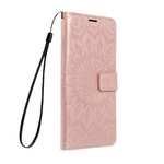 Kabura MEZZO Book do IPHONE 15 Pro Max mandala złoty róż