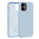 Nakładka Etteri Silicone Mag do iPhone 12 / 12 Pro 6,1" jasnoniebieska