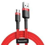 Baseus Cafule Cable - Dwustronny kabel połączeniowy micro USB na USB QC 3.0, 1.5 A, 2 m (czerwony)