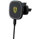 Ładowarka samochodowa Ferrari 2023 Collection MagSafe indukcyjna 15W do kratki nawiewu - czarna