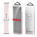 Yesido WB44 Silikonowy Pasek do Apple Watch S 42/44/45 (97+118) #17 SILT/PUDROWY RÓŻ