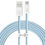 Baseus Dynamic Series kabel USB - USB Typ C 100W 2m niebieski (CALD000703)
