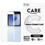 Etui CARE by PanzerGlass Flagship Urban Combat do Samsung Galaxy Z Flip 7 FE / Flip 6 - przezroczyste