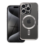 Futerał Electro Mag Cover kompatybilny z MagSafe do IPHONE 15 PRO tytanowy szary