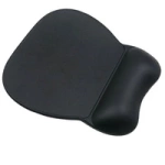 Wozinsky Podkładka pod Mysz i Nadgarstek żelowa Eco skóra duża antypoślizgowa - czarna