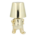 Lampka nocna GOLD MAN Art Deco stojący (wzór 1) MLTL