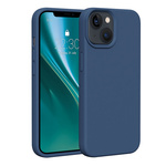 Nakładka Etteri Silicone Case do iPhone 15 6,1" ciemnoniebieska