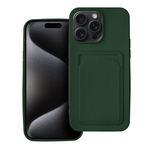 Futerał CARD CASE do IPHONE 15 PRO MAX zielony