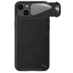 NILLKIN CAMSHIELD LEATHER S IPHONE 14 BLACK / CZARNY