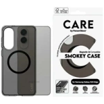 Etui CARE by PanzerGlass Flagship Urban Combat Black QI na Samsung Galaxy S25 Edge - półprzezroczyste