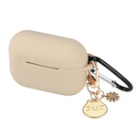 Etui do Airpods 3 karmelowe z zawieszką