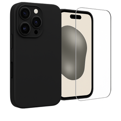 Etui do iPhone 16 Pro Max czarne + Szkło