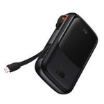Powerbank 10000mAh 20W Baseus Qpow Pro Overseas Edition + kabel USB C 3A - czarny