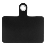 Wkładka plastikowa do telefonu pod zawieszkę / sztywna - czarny