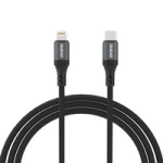 Kabel Dudao L3CL USB-C - Lightning 30W 2m w oplocie - czarny