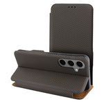 Kabura FOLIO Side Magnet do MOTOROLA G75 brązowy