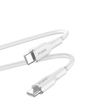 PURO ICON Soft Cable – Kabel USB-C do USB-C 1.5 m (White)