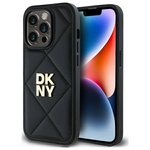 Oryginalne Etui IPHONE 14 PRO DKNY Quilted Stack Logo (DKHCP14LPQDSLK) czarne