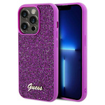 Oryginalne Etui GUESS Hardcase GUHCP14XPMSDGSF do iPhone 14 Pro Max (Disco Script Metal / fuksja)