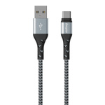 Energizer Ultimate - Kabel połączeniowy USB-A do USB-C 2m (Srebrny)