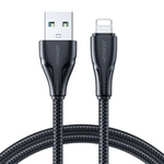 Joyroom kabel USB - Lightning 2.4A Surpass Series 2 m czarny (S-UL012A11)