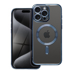 Futerał Electro Mag Cover kompatybilny z MagSafe do IPHONE 15 PRO MAX tytanowy niebieski