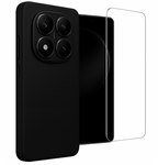 Etui do Xiaomi Redmi Note 14 Pro 5G czarne + Szkło