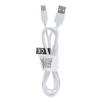 Kabel USB - Typ C 2.0 C366 1 metr biały (długa koncówka 8mm)
