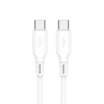 Kabel USB-C do USB-C Jellico B24 PD 60W 1m biały