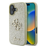 Guess GUHCP16MHG4SGD iPhone 16 Plus złoty/gold HC Fixed Glitter Big 4G
