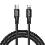 Joyroom kabel do szybkiego ładowania / transmisji danych USB Typ C - Lightning PD 20W 1m czarny (S-1024N1-PD)