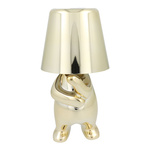 Lampka nocna GOLD MAN Art Deco stojący (wzór 3) MLTL