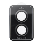 Osłona aparatu PROTECTOR 9H + aplikator do XIAOMI 13C 4G czarna