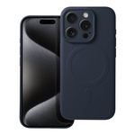 Futerał Silicone Mag Cover kompatybilny z MagSafe do IPHONE 15 PRO tytanowy niebieski
