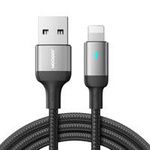 Joyroom kabel USB - Lightning 2.4A A10 Series 1,2 m czarny (S-UL012A10)