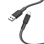 HOCO kabel USB do Micro 2,4A Jaeger X69 czarno-biały