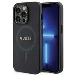 Oryginalne Etui IPHONE 14 PRO Guess Hardcase Saffiano MagSafe (GUHMP14LPSAHMCK) czarne