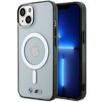 Etui BMW BMHMP14MHCRS iPhone 14 Plus 6.7" transparent hardcase Silver Ring MagSafe