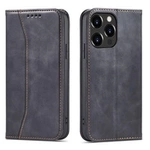Magnet Fancy Case etui iPhone 14 Plus pokrowiec z klapką portfel podstawka czarne