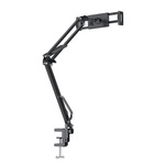 Yesido Uchwyt Biurkowy/Łóżkowy C296 2w1 (Tablet + Telefon) 64cm, BLACK / CZARNY