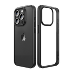 Rock Etui Guard Series do Iphone 16 przezroczysto-czarne